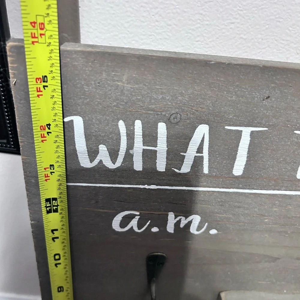 Charming Gray Wall Shelf with Hooks